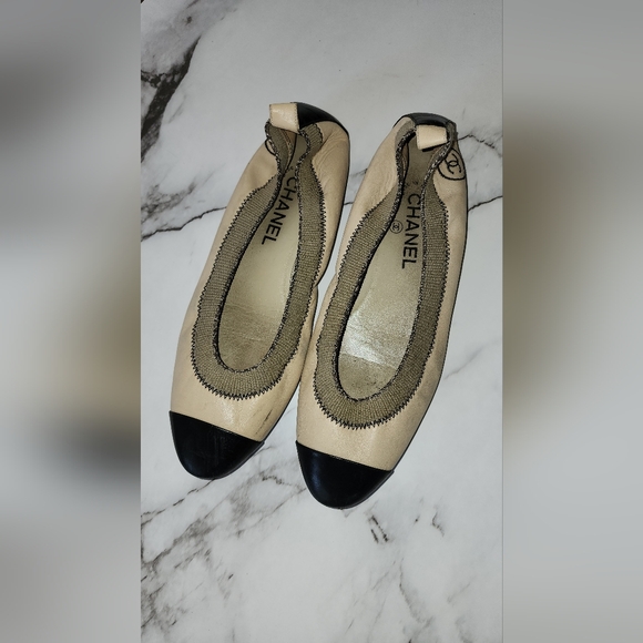 Chanel Ballet Flats Sz 10 - Picture 9 of 9